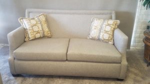 Grey Love Seat